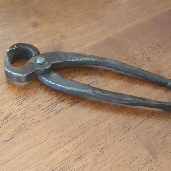 Antique #6 Forged Primitive Farrier Tool Nipper Pincer Nail Remover - Picture 7 of 10